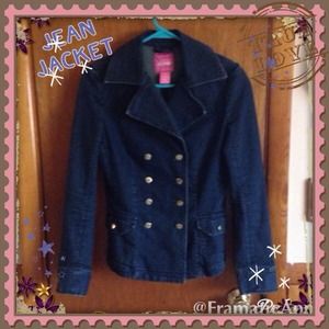 The Limited Jean Button Up Jacket - XS