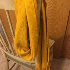 mustard scarf