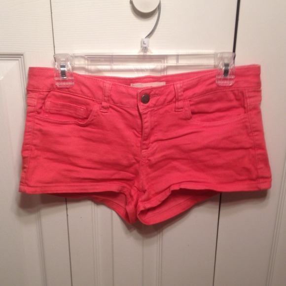 Coral Colored Shorts - Picture 2 of 4