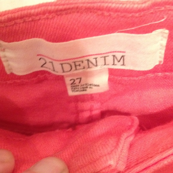 Coral Colored Shorts - Picture 3 of 4