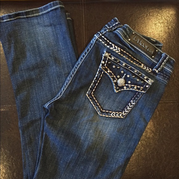 LA Idol size 15 bootcut length 34 Designer jeans