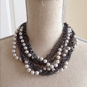 Bundled Stretch Belt and Beaded Necklace