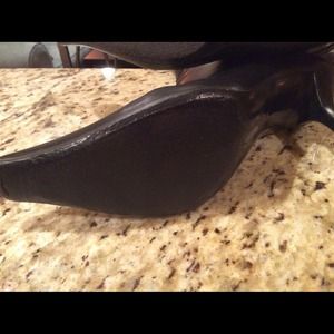 Gucci boot pix of bottom. Real soft leather Gucci