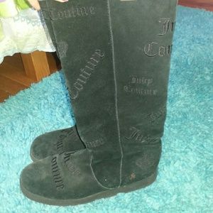 Black juicy couture winter boots!