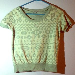 Charlotte Russe top with tribal design