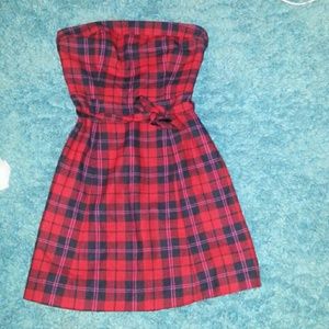 Red plaid dress!!