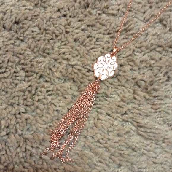 Long Rose Gold necklace