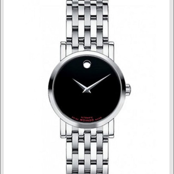 Authentic movado watch w/ sapphire crystal diamond