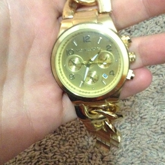 Gold Chain Link Watch