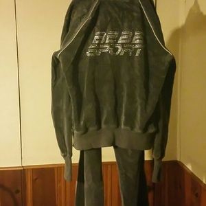 Bebe  sport velour outfit Med
