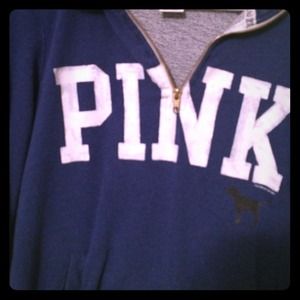 Pink half zip