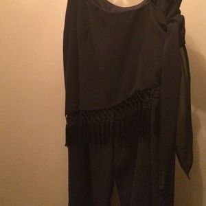 Dressy Waist Skirt Pants