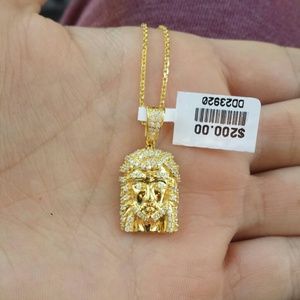 .925 sterling silver jesus piece necklace