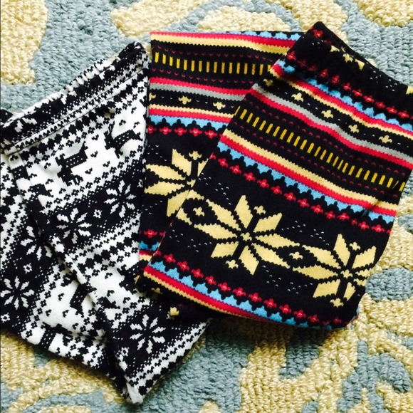 Festive Knit Leggings