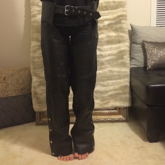 Genuine leather chaps by Hot Leathers
