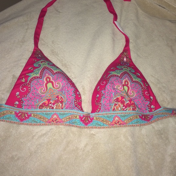 Victoria secret paisley bikini top