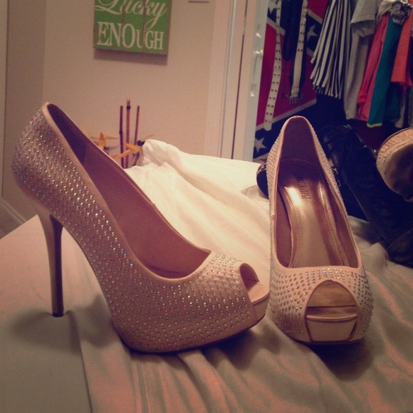 Jlo heels with diamonds