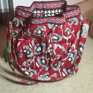 Quick draw. Deco daisy Vera Bradley bag