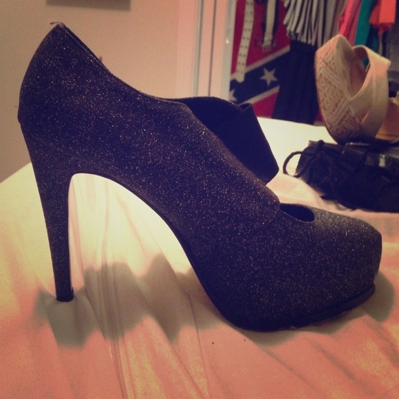 Sparkly heels