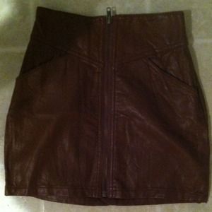 H&M Faux Leather Skirt (RESERVED)
