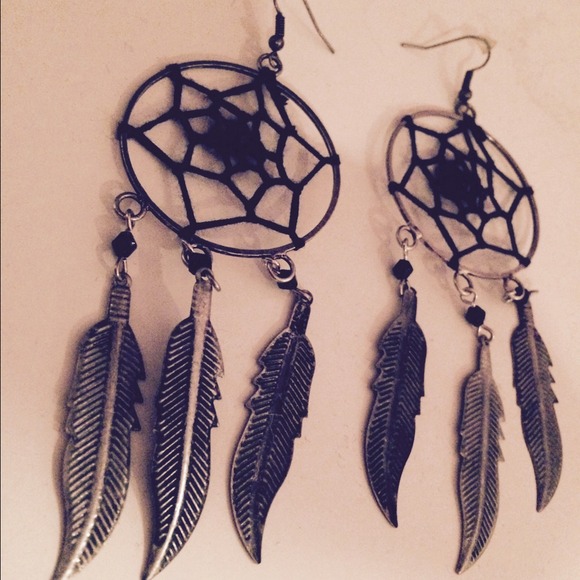 Dream catcher earrings