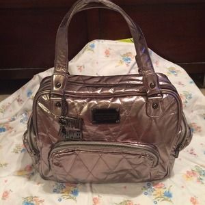 Armani Exchange pewter/silver purse, NWT