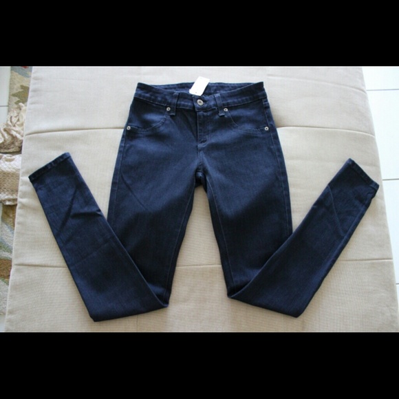 LF Car Mar Slim Skinny Dark Wash Jeans