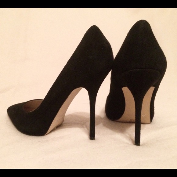 Aldo black suede stiletto high heels