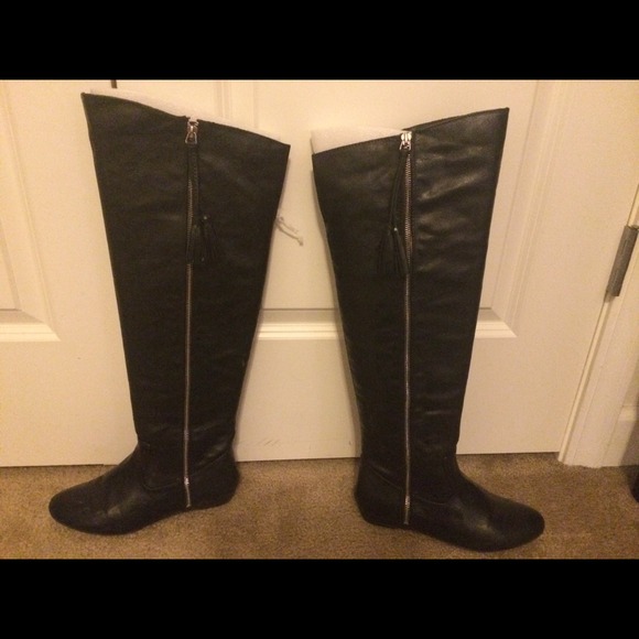 Black over the knee Riding Boots