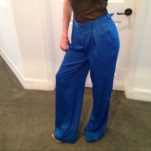 BCBG Max Azria silky wide leg pants