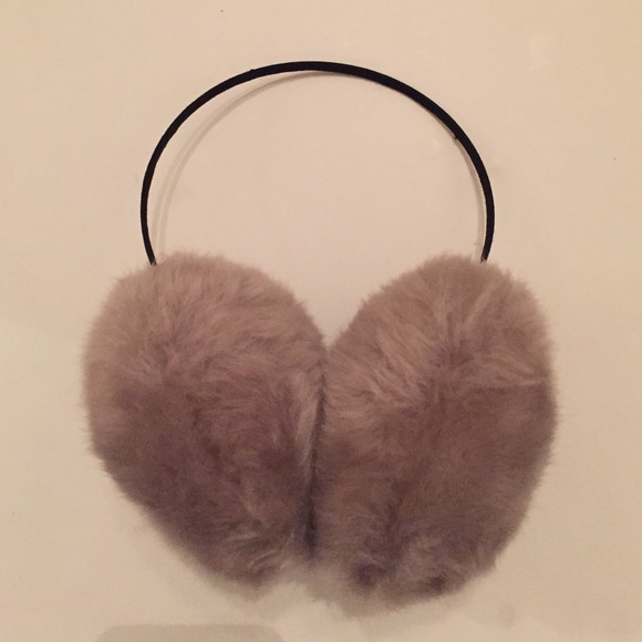 New super chic grey earmuffs