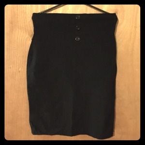 Black pencil skirt
