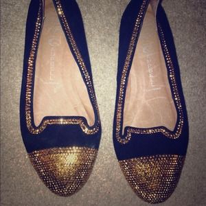 Jeffrey Campbell rhinestone flats