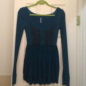 Free People Babydoll Top