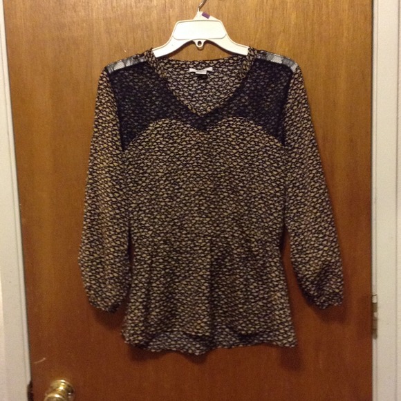 Bar III peplum top- perfect condition!