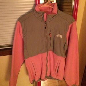Pink & Grey North Face