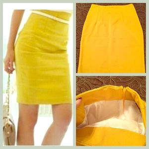 RESERVED for Amanda ✨Chic Yellow Pencil Skirt✨