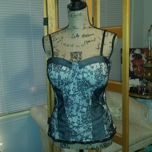 Lace corset top