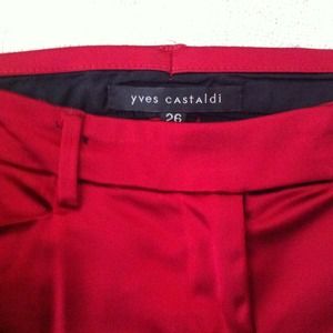 Yves Castaldi 100% Satin Designer Pants !