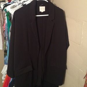 Urban outfitters oversized black blazer