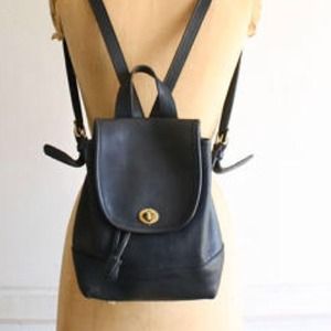 Authentic vintage coach backpack purse