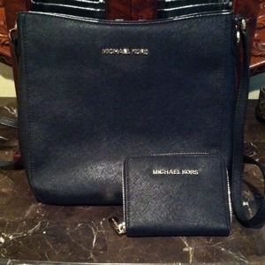 Michael Kors crossbody handbag and small Wallet