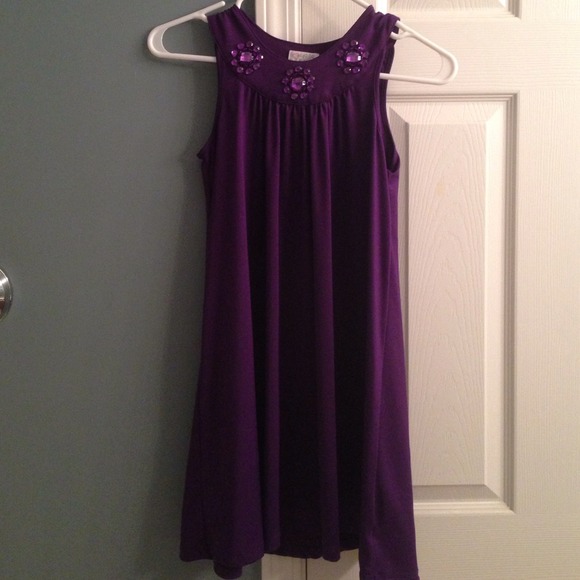 Girls dress plum size large 10/12