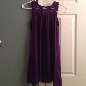 Girls dress plum size large 10/12