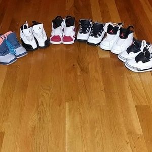 Children's Jordans Bundle 6pairs