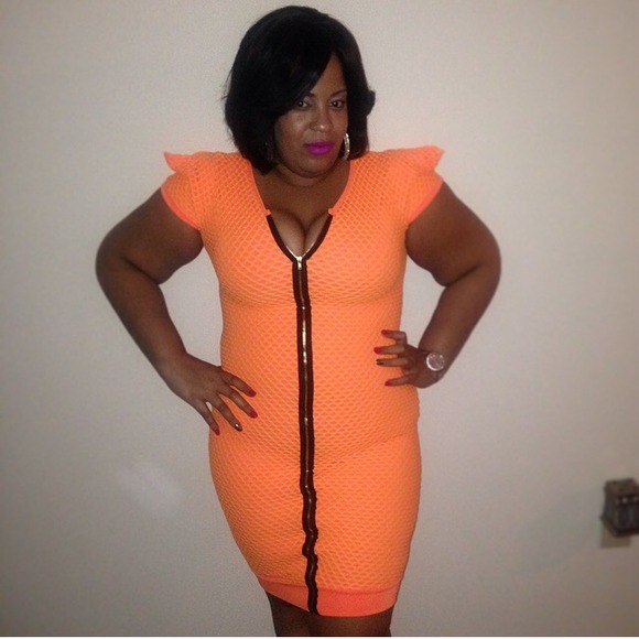 Orange dress