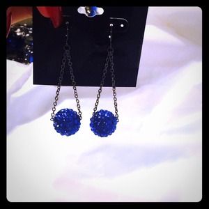Brand new blue earrings
