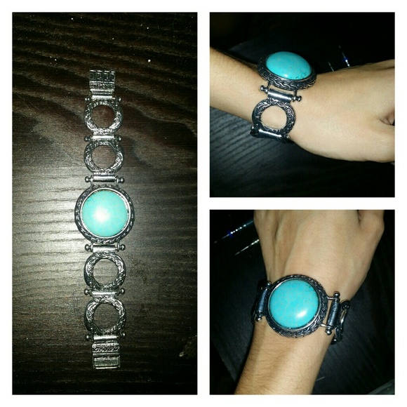 Turquoise & Silver Bracelet