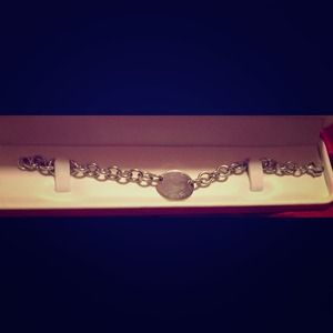 Ben & Bridge sterling bracelet with small diamond.
