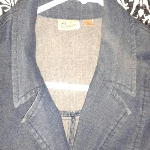 Denim blazer